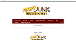 Desktop Screenshot of funkyjunkauctions.com