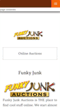 Mobile Screenshot of funkyjunkauctions.com